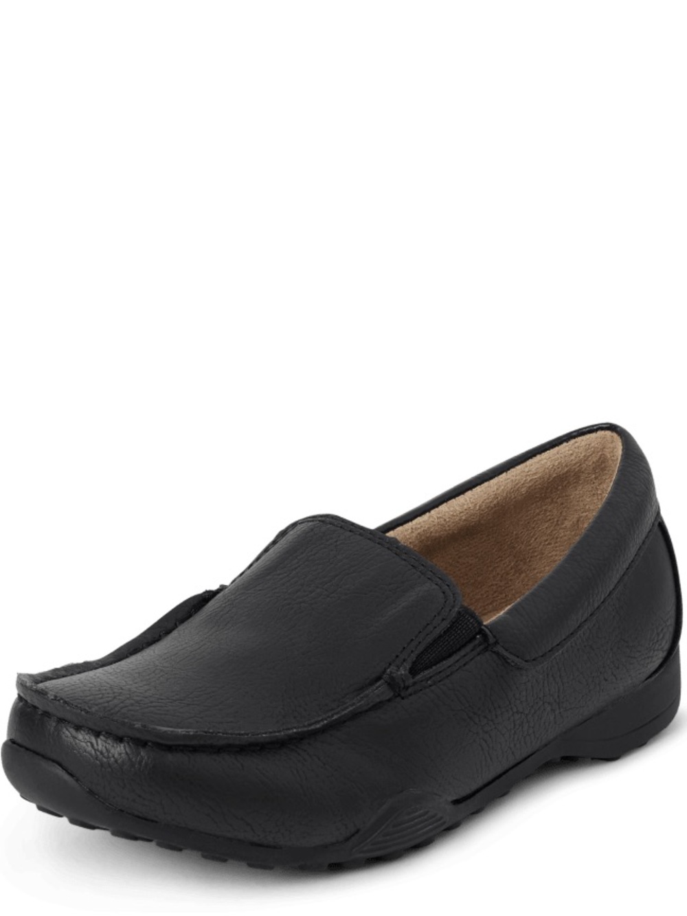 The Children’s Place Boys Black Slip-On Casual Loafers size 12